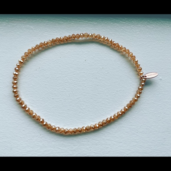 Glass Bead Anklet - Picture 2 of 2